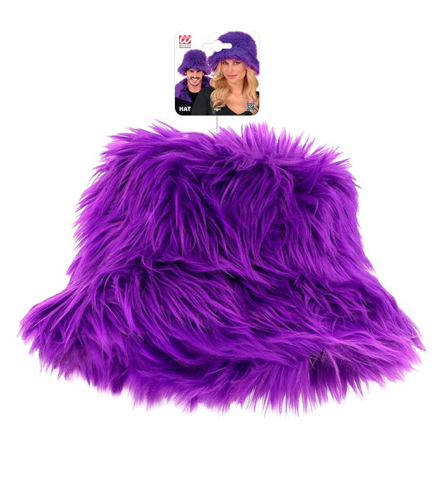Bucket Hat Plush Purple