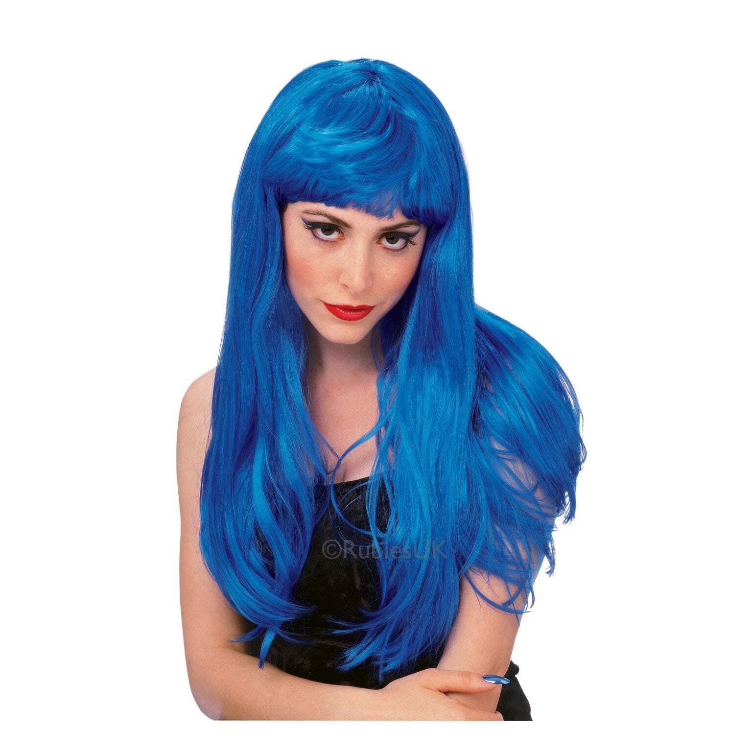 Glamour Ladies Wig Blue 1