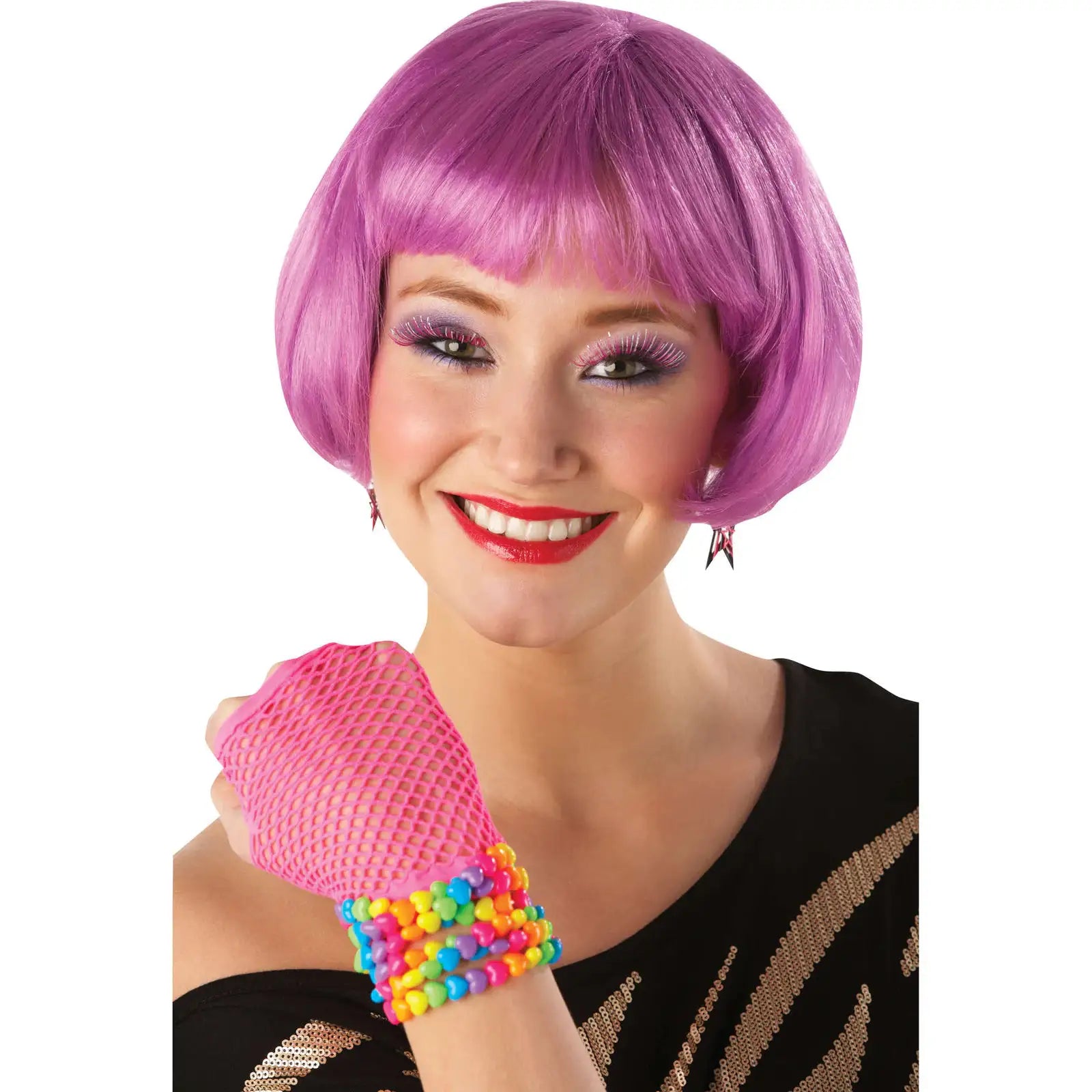 Super Model Purple Wig 1