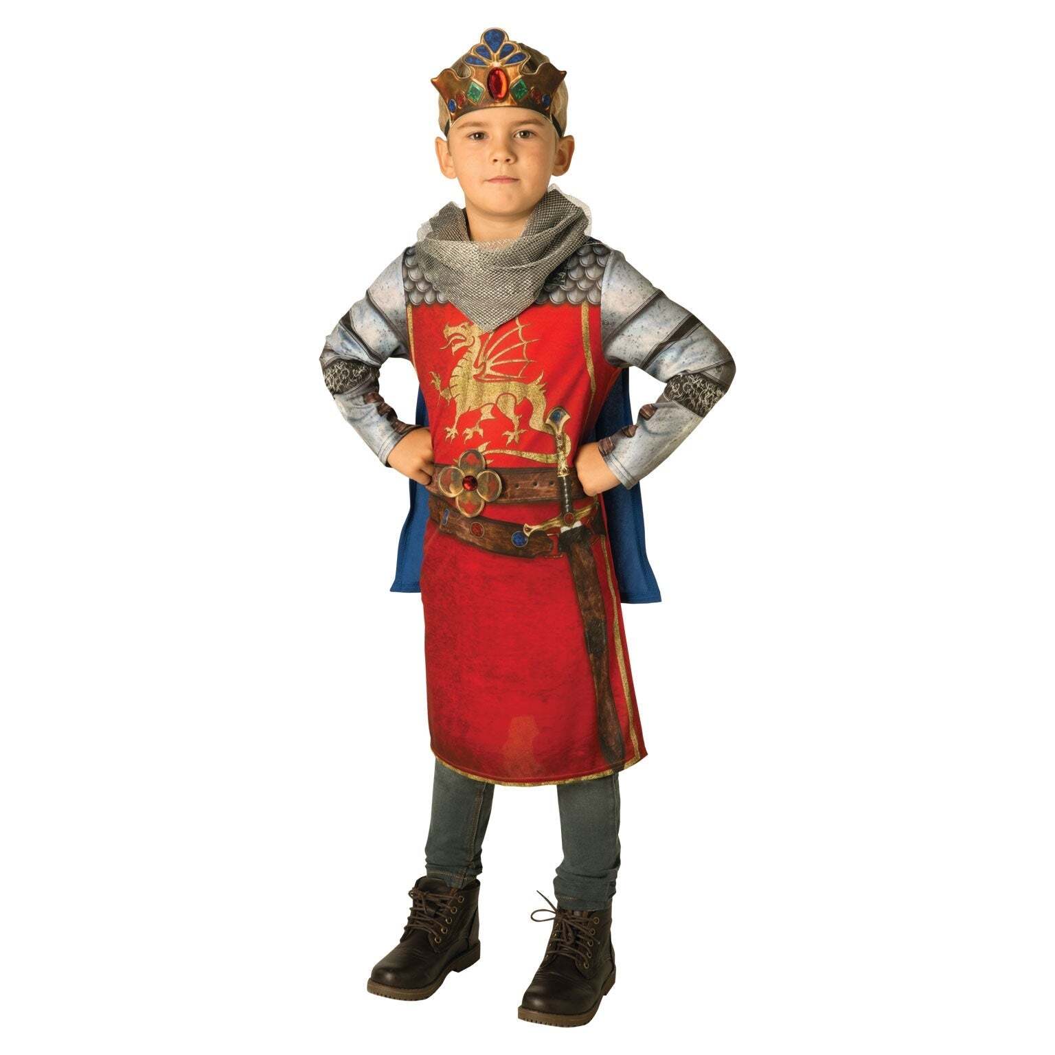 King Arthur Costume Boys Medieval Knight Dress Up 1
