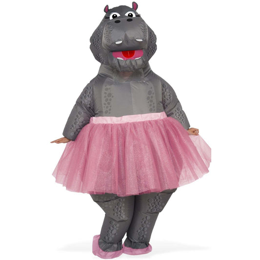 Inflatable Hippo Costume Ballerina 1