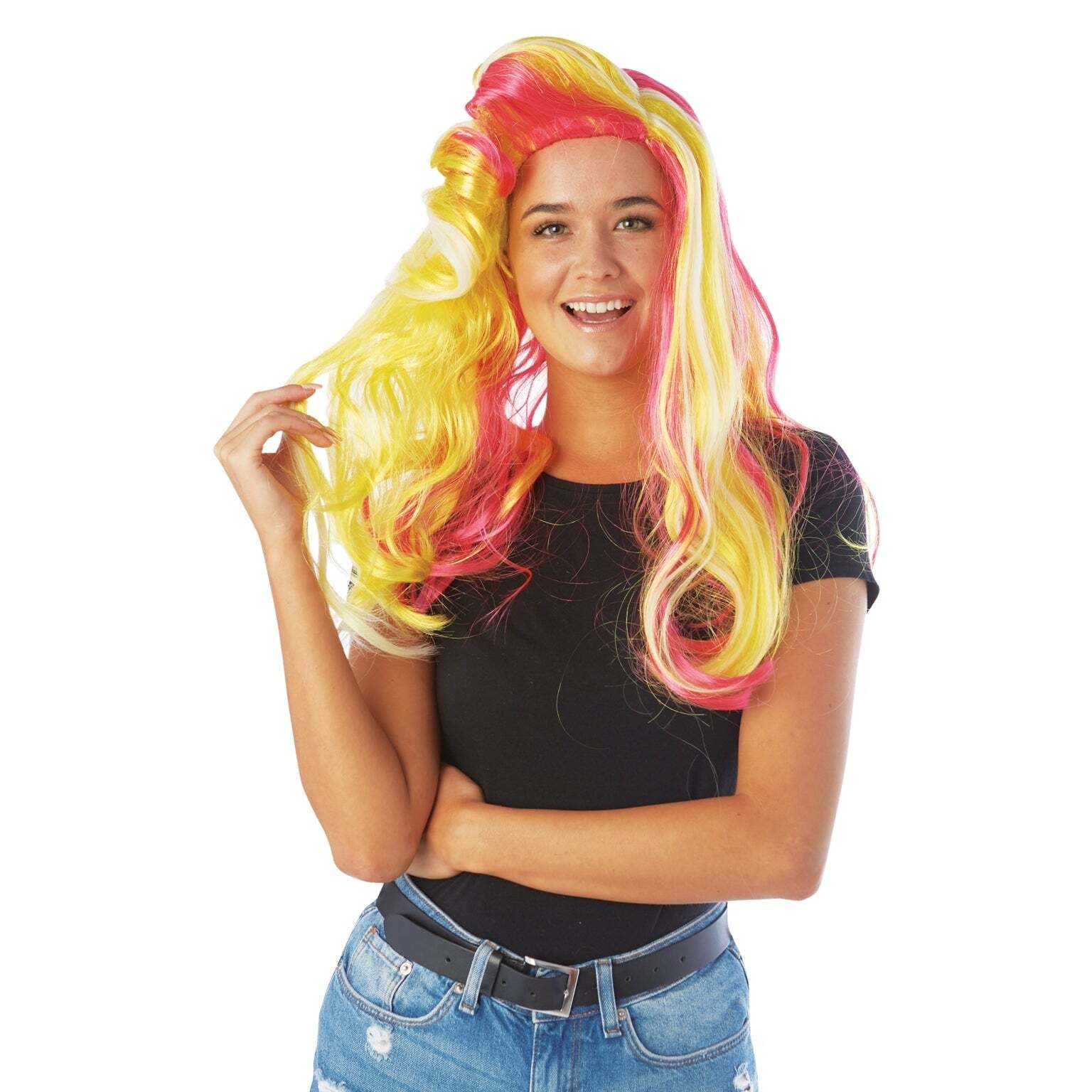 UV Rainbow Wig 1