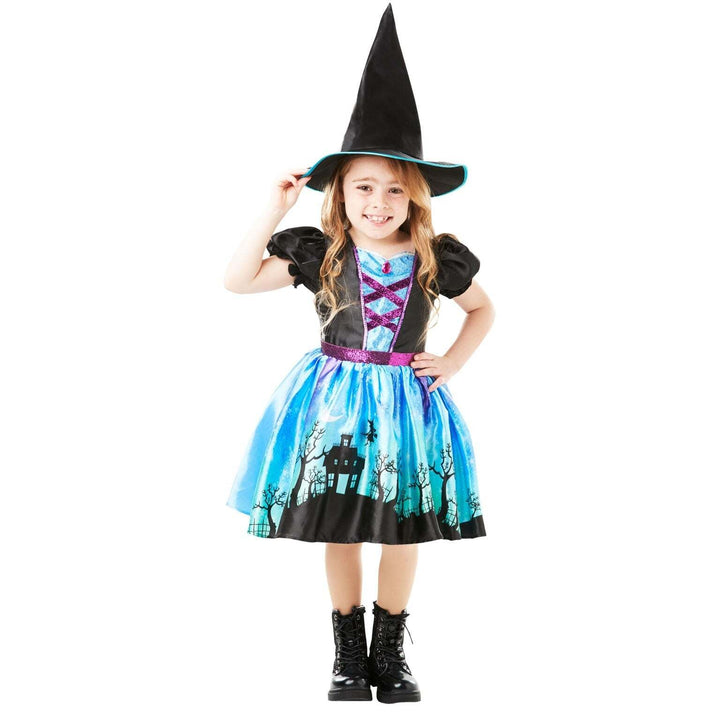 Kids Moonlight Witch Costume Costume Make Up 1