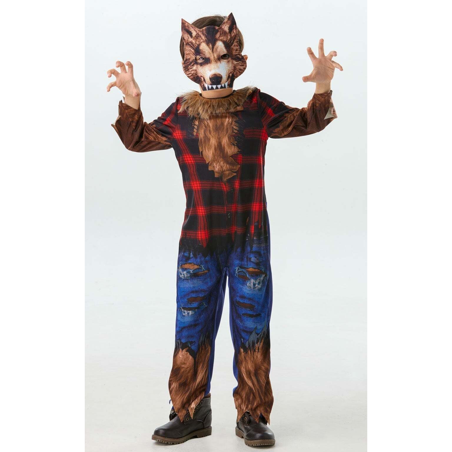 Werewolf Costume with Mask for Children 1