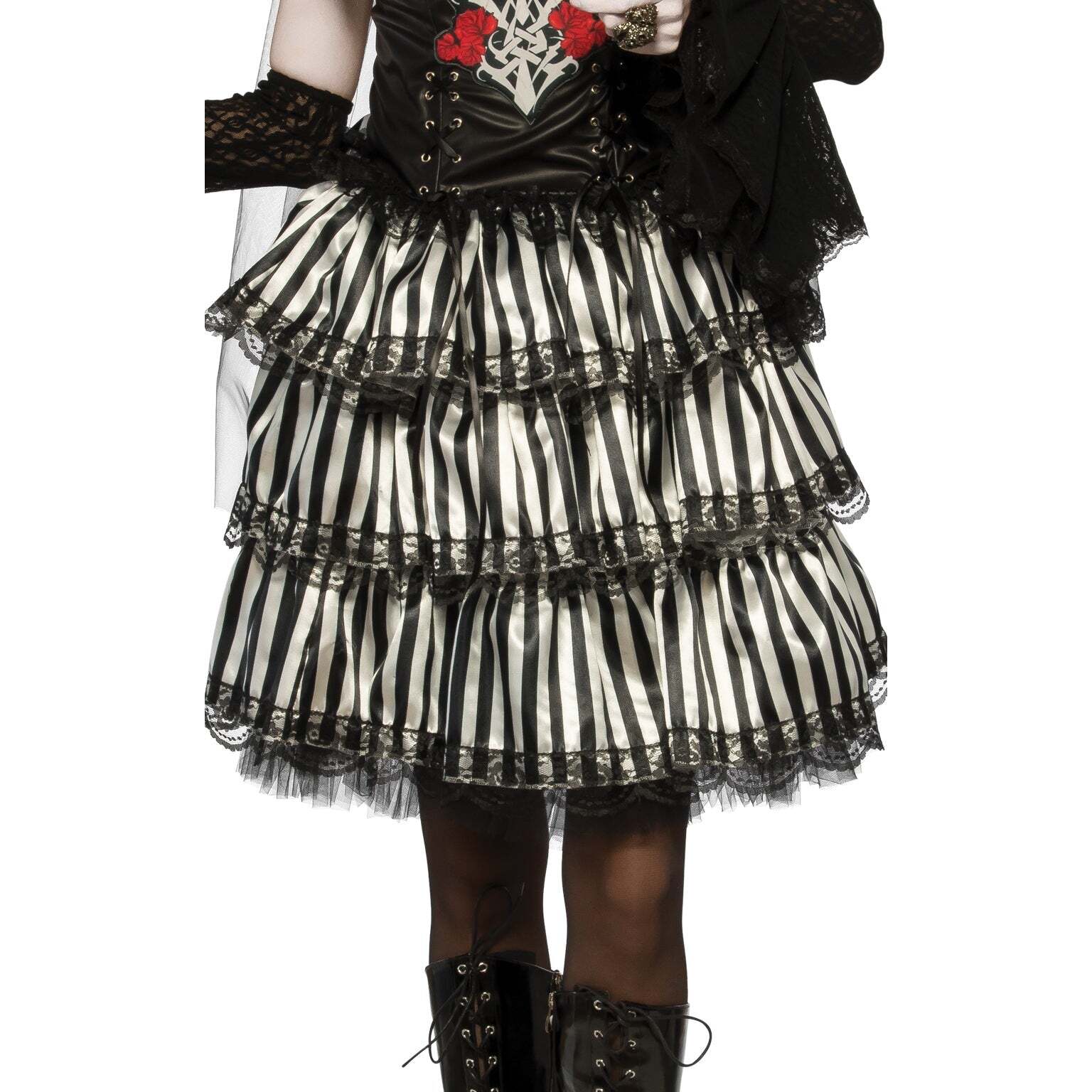 Striped Ruffle Skirt Costume Accessory 1