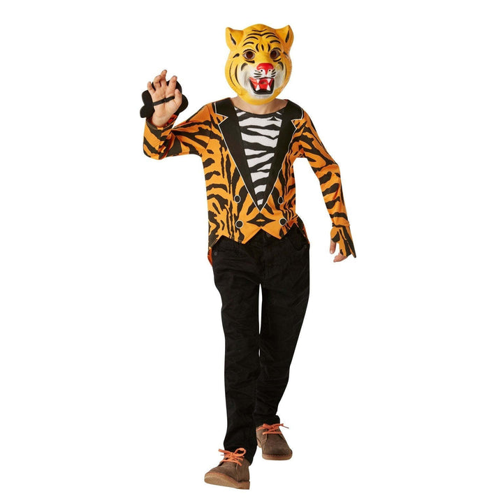 Mr Tiger Costume for Kids Jacket Mask 1