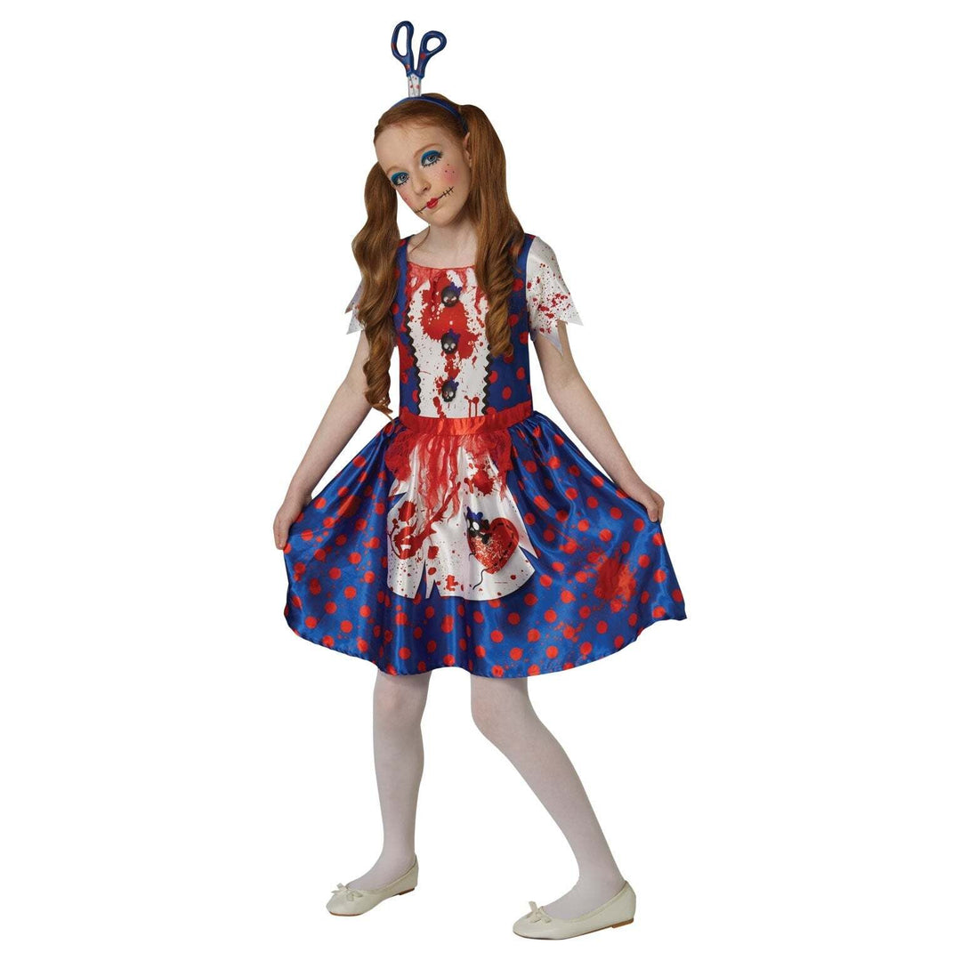 Rag Doll Bloody Kids Costume 1