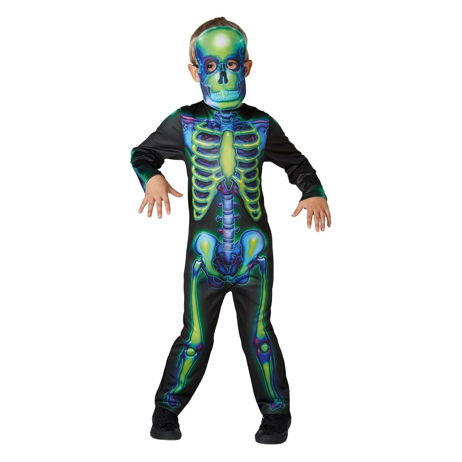 Neon Skeleton Costume 1