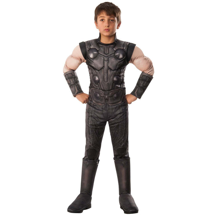 Thor Costume Infinity War Boys Muscle Padded Superhero 1