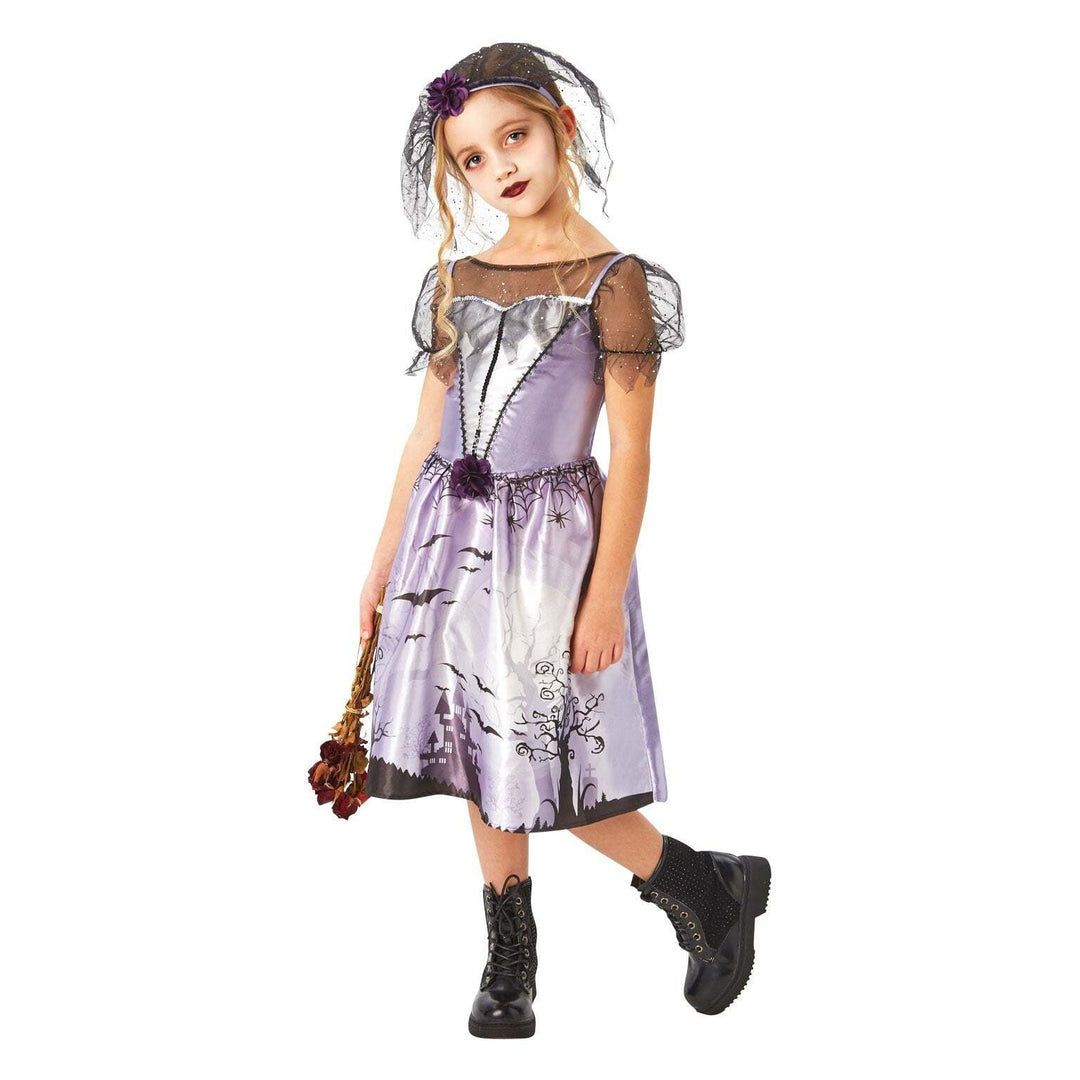 Gothic Bride Costume for Girls 1