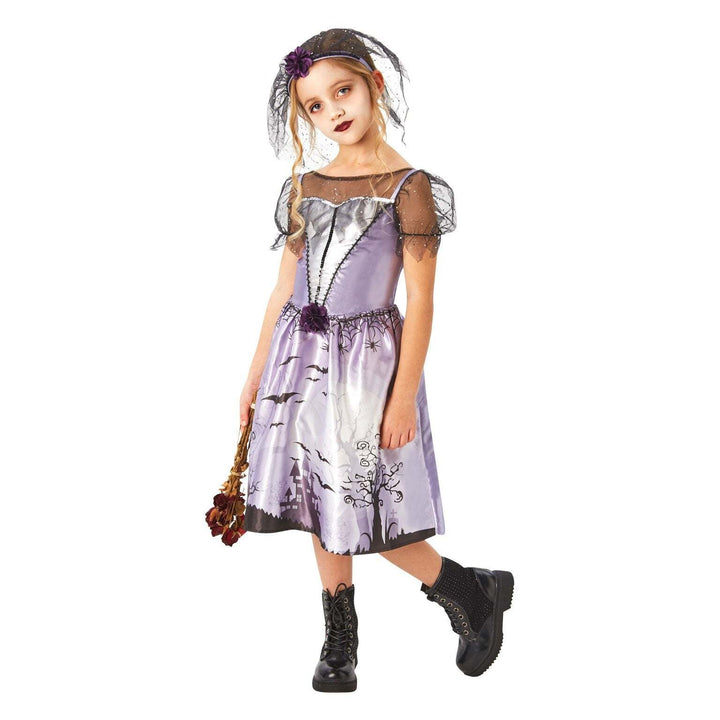 Gothic Bride Costume for Girls 1