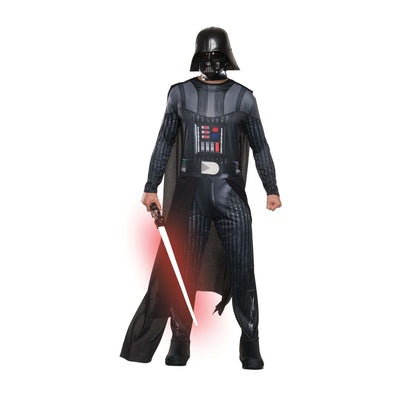 Darth Vader Costume Mens Printed Jumpsuit 1