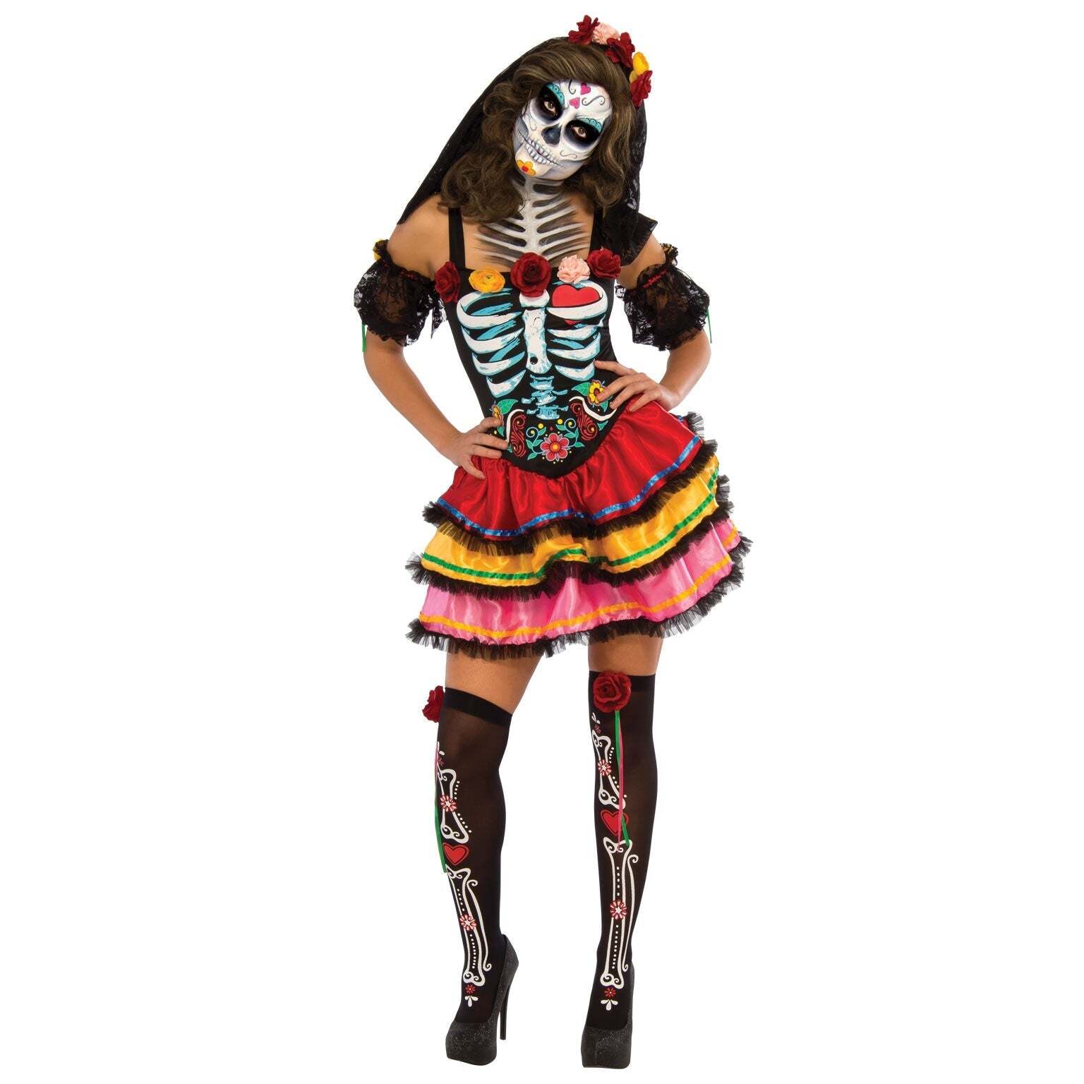 Day of the Dead Seniora Womens Costume 1