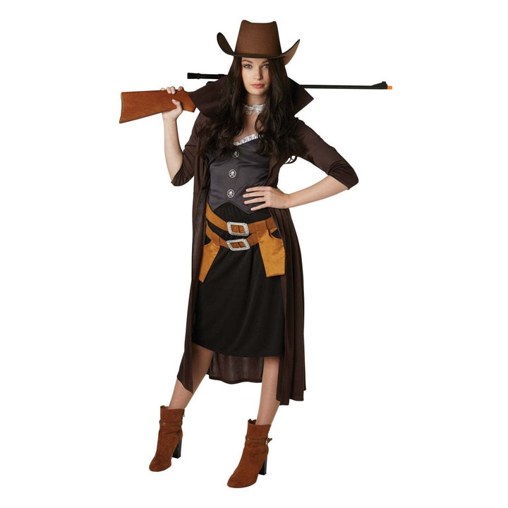 Lady Gunslinger Costume Wild West Halloween 1