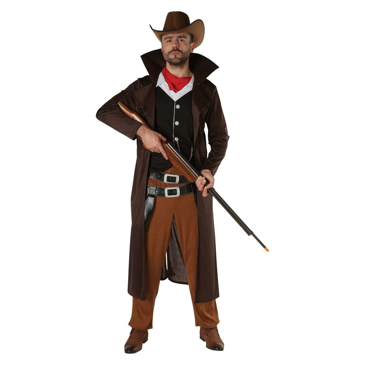 Gunslinger Costume Cowboy Mens Wild West 1