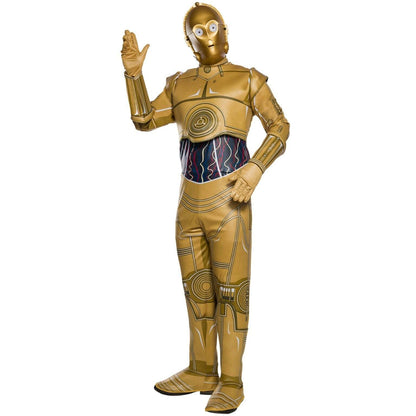 C3PO Costume Adult Star Wars Gold Droid 1