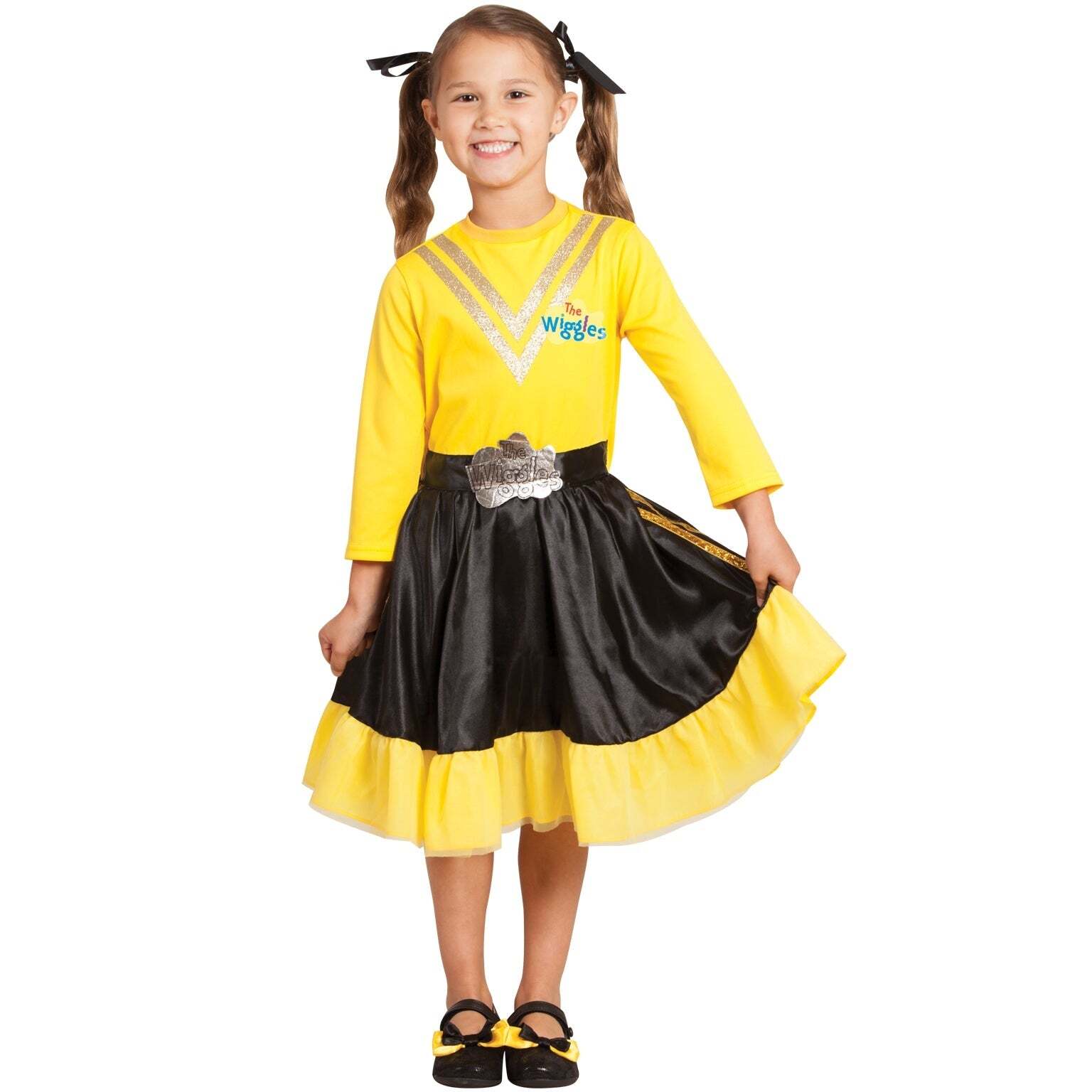 Emma Wiggle Costume Kids Yellow Dress 1