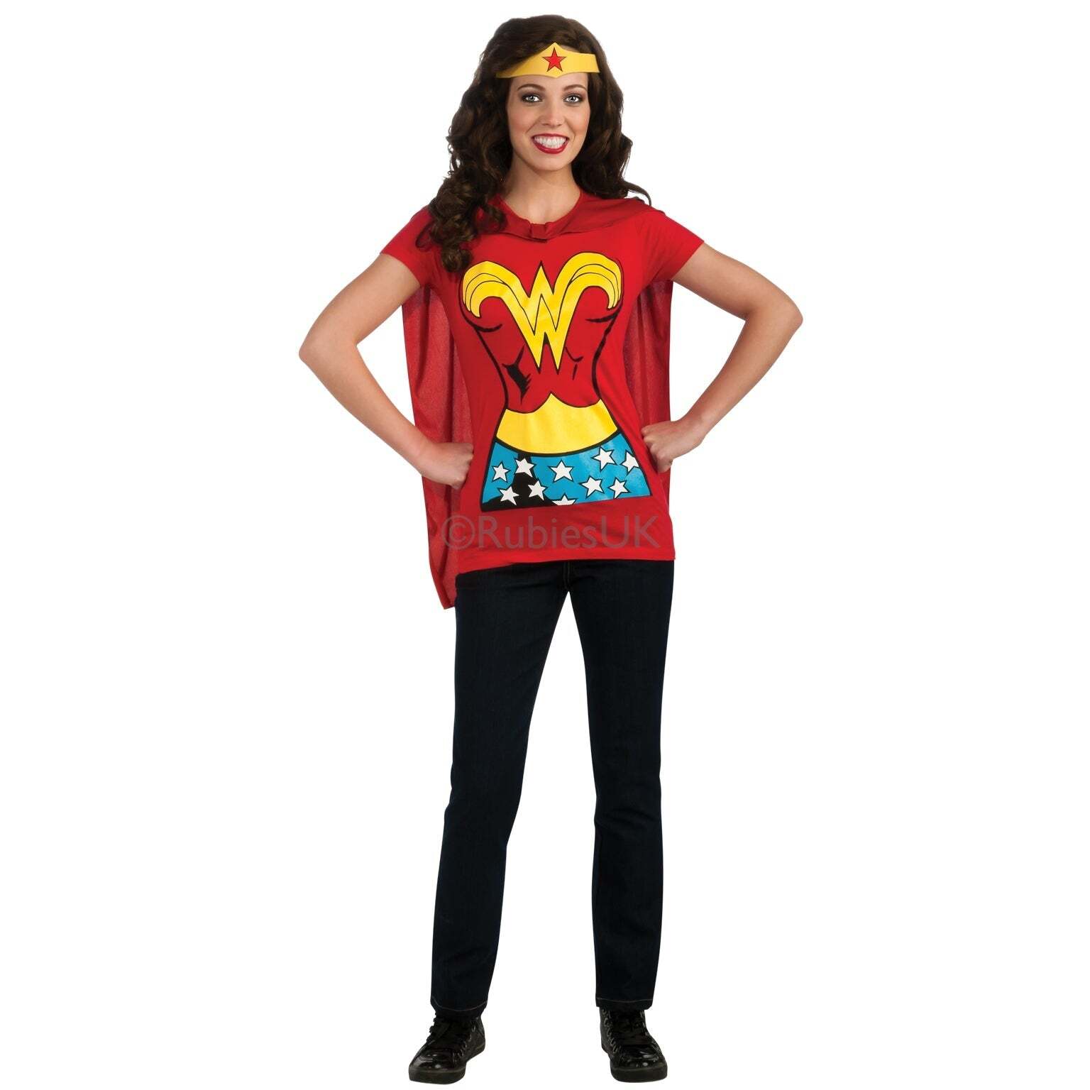 Wonder Woman T Shirt Costume 1
