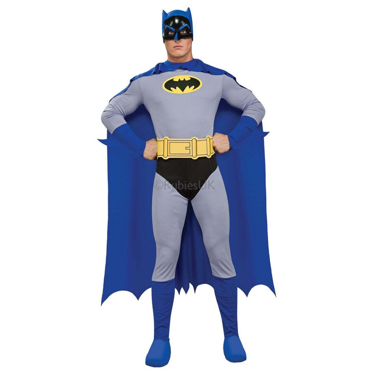 Batman Costume Brave and the Bold Adult Grey Blue Suit 1