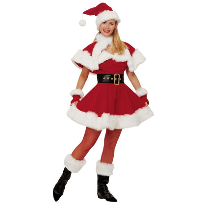 Sexy Miss Santa Dress Costume 1