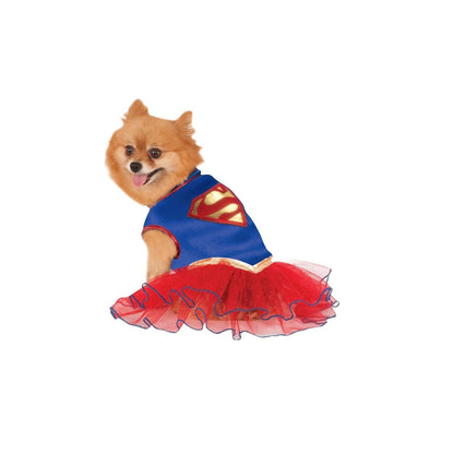 Supergirl Tutu Dress Pet Dog Costume 1