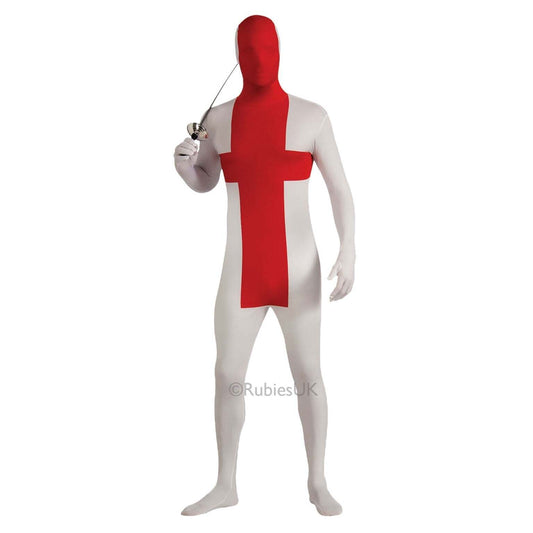 English Flag 2nd Skin Suit Costume 1