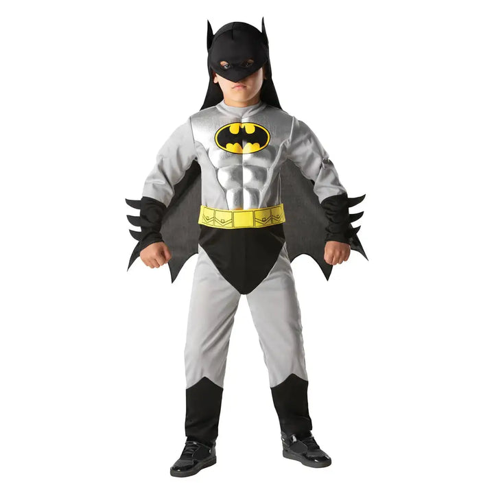 Batman Metallic Costume Deluxe Silver Batsuit Armour 1