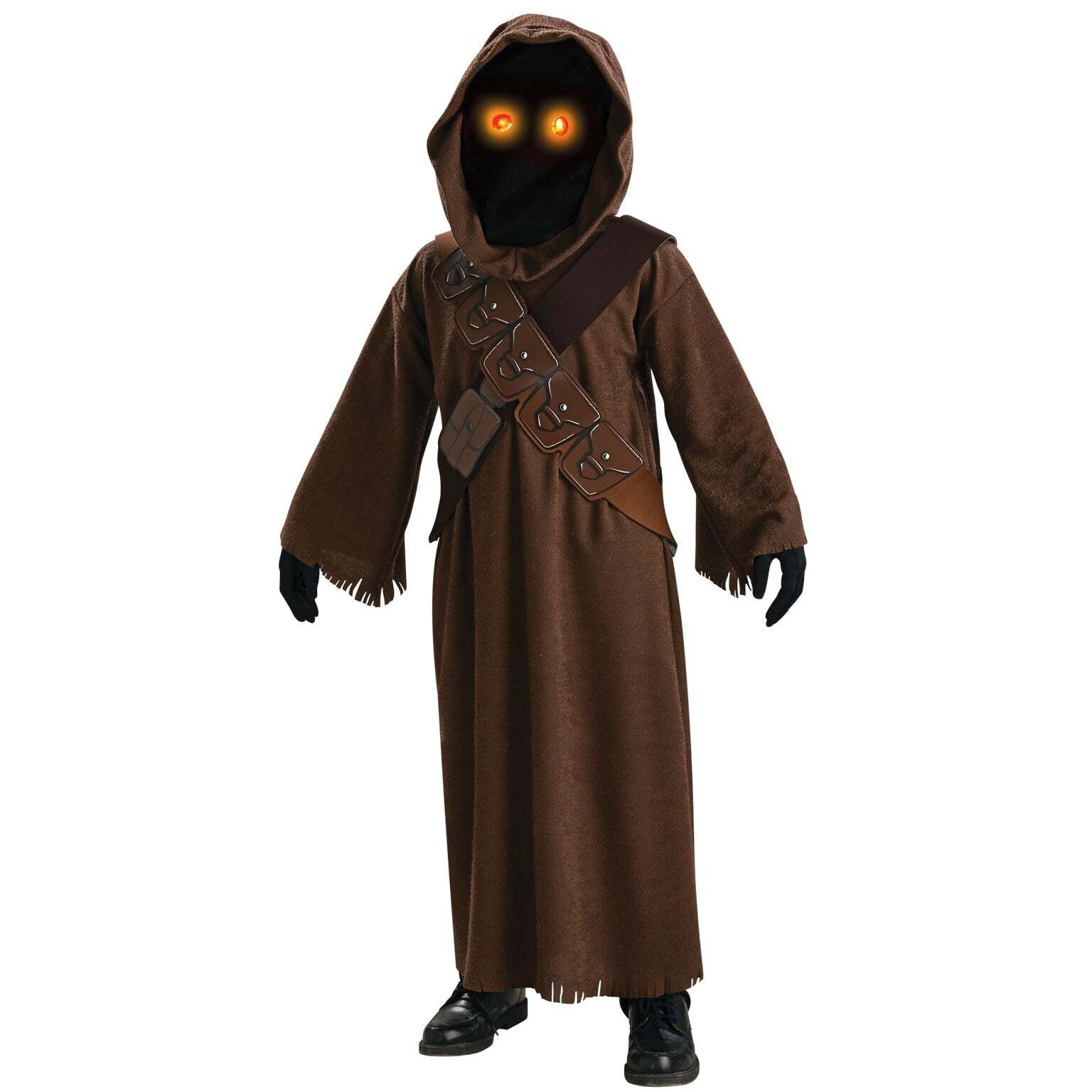 Jawa Kids Costume Light Up Eye Hooded Robe Star Wars 1