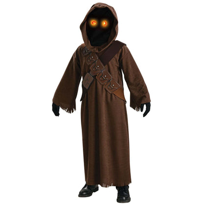 Jawa Kids Costume Light Up Eye Hooded Robe Star Wars 1