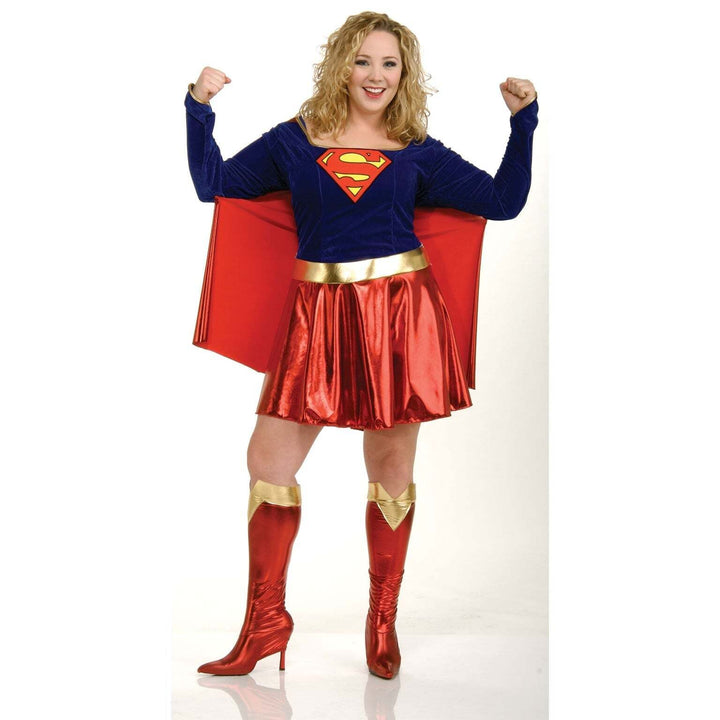Supergirl Costume Plus Size Ladies 1