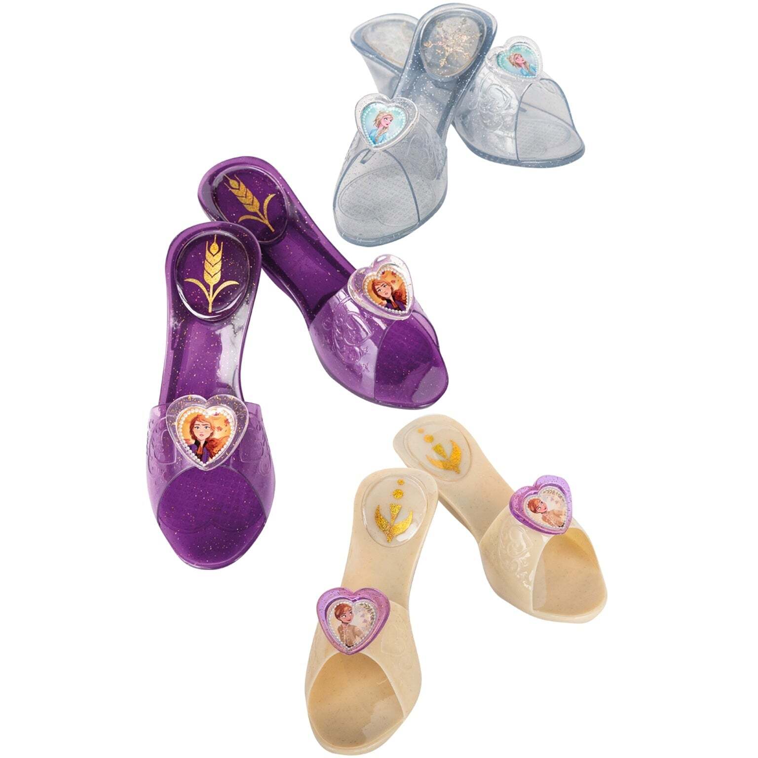 Frozen 2 Trio Jelly Shoe Pack Costume 1