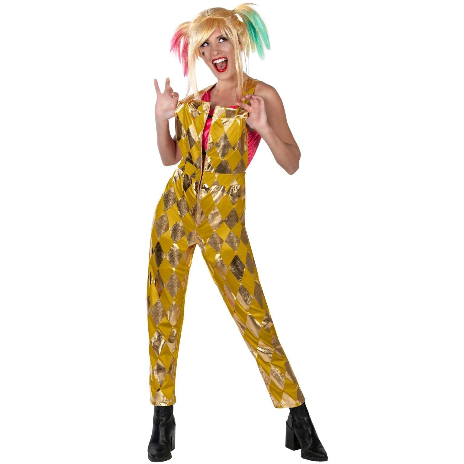 Birds of Prey Harley Quinn Costume Jumpsuit 1