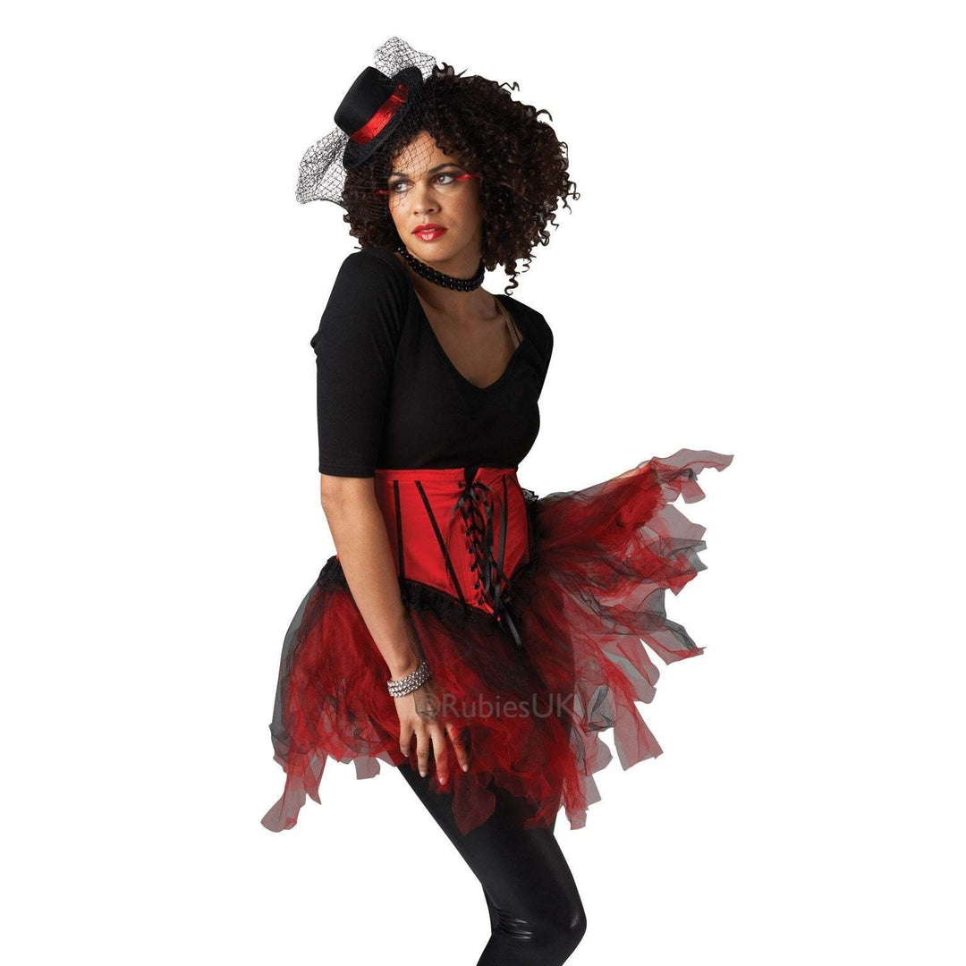 Burlesque Tutu Black &amp; Red Costume 1