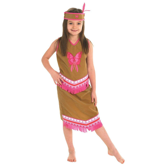 Native American Inspired Kids Indian Girl Costume 1
