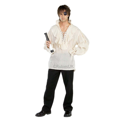 Natural Gauze Pirate Shirt Costume 1
