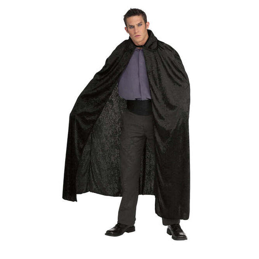 Long Crushed Velvet Cape Costume Unisex 1