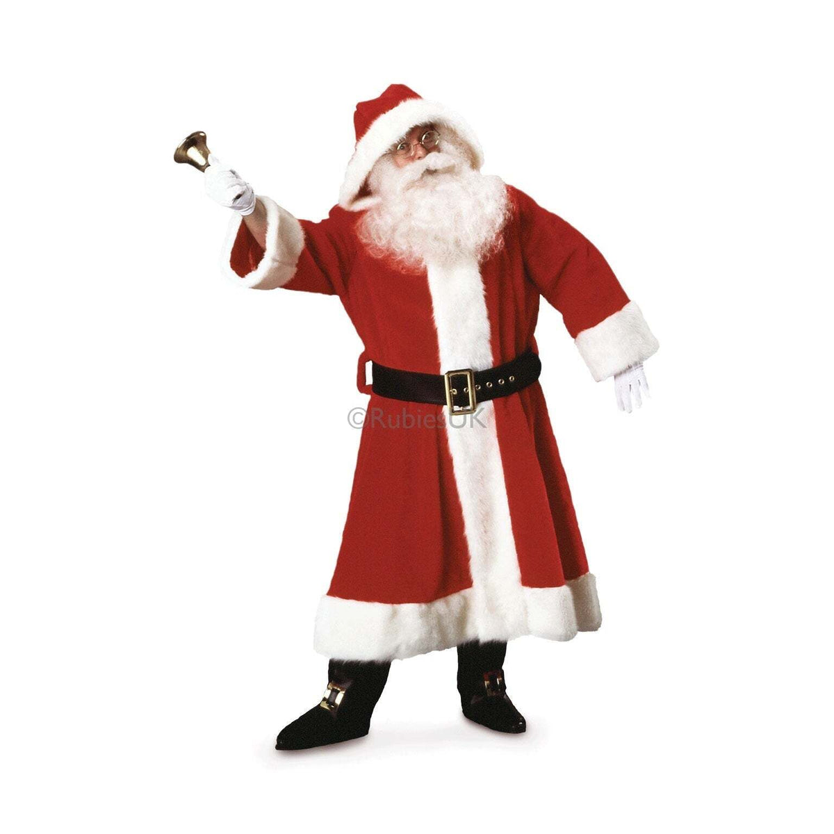 Economy Old Time Santa Suit Costume 1