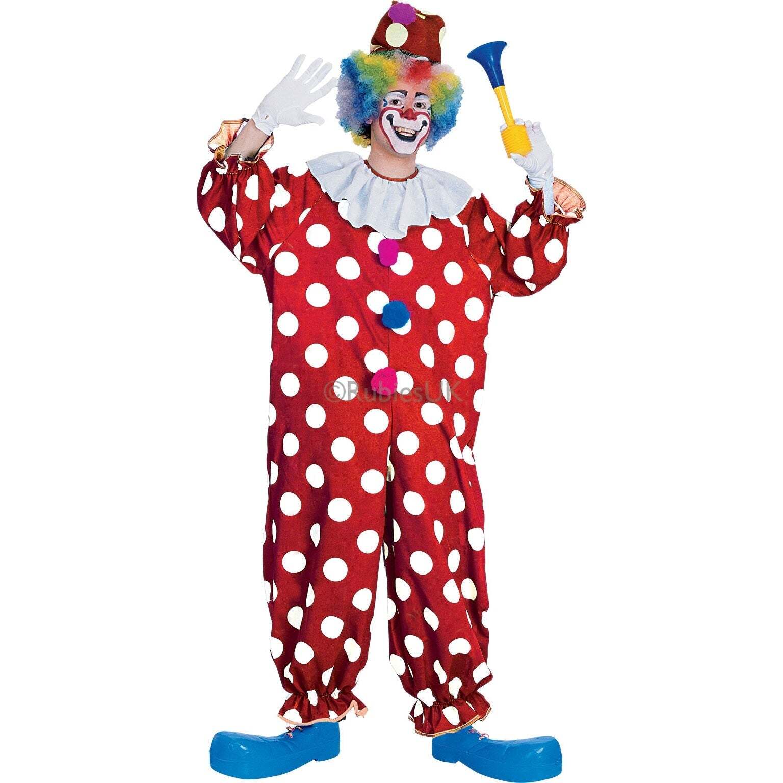 Haunted House Dotted Clown Costume 1