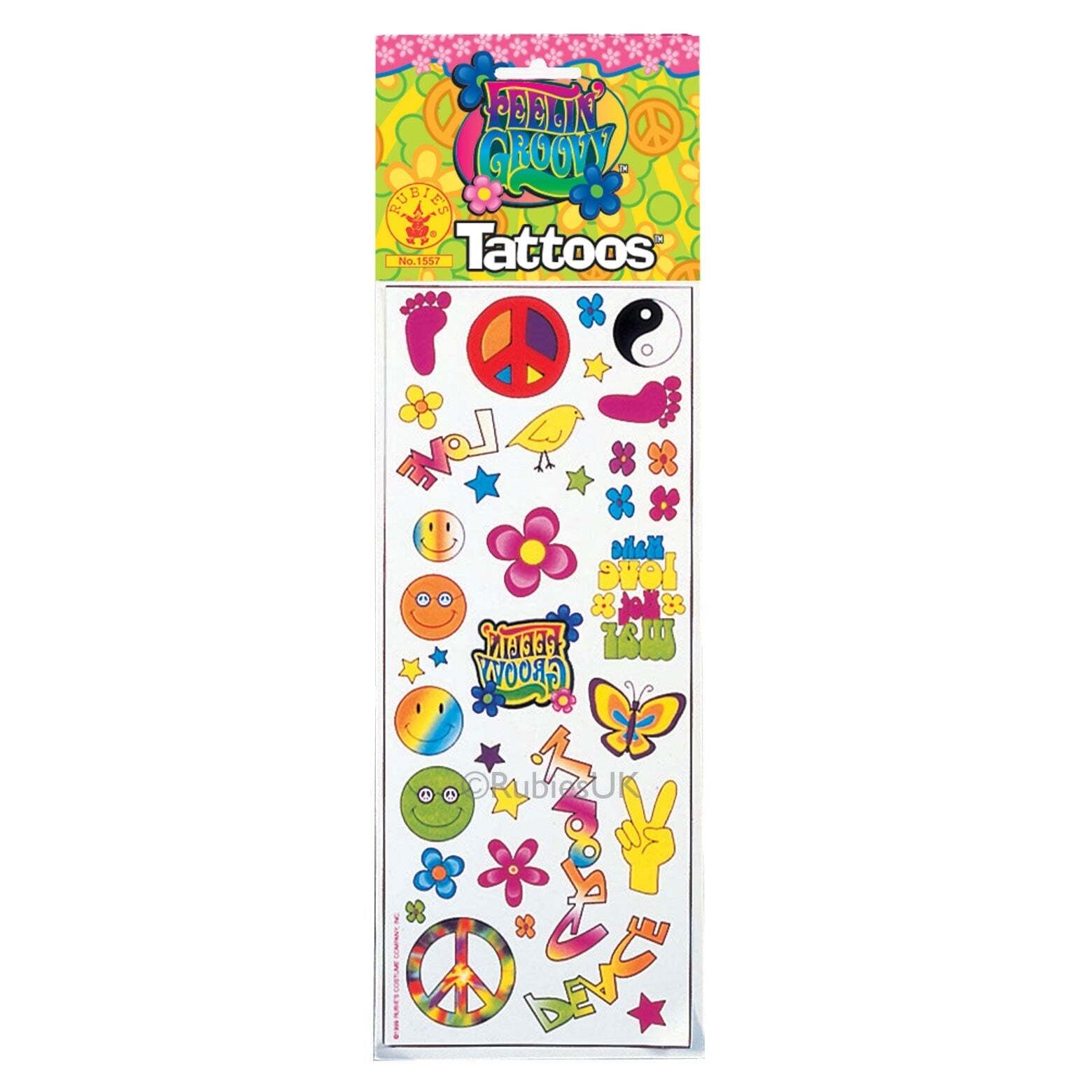 Feelin Groovy Tattoos Stock on Temporary 1