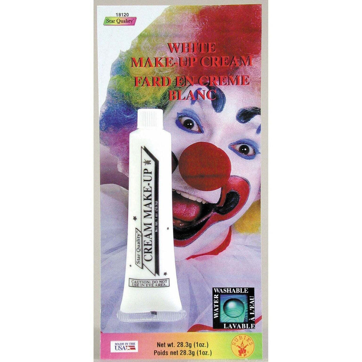 White Cream Make Up Costume 1