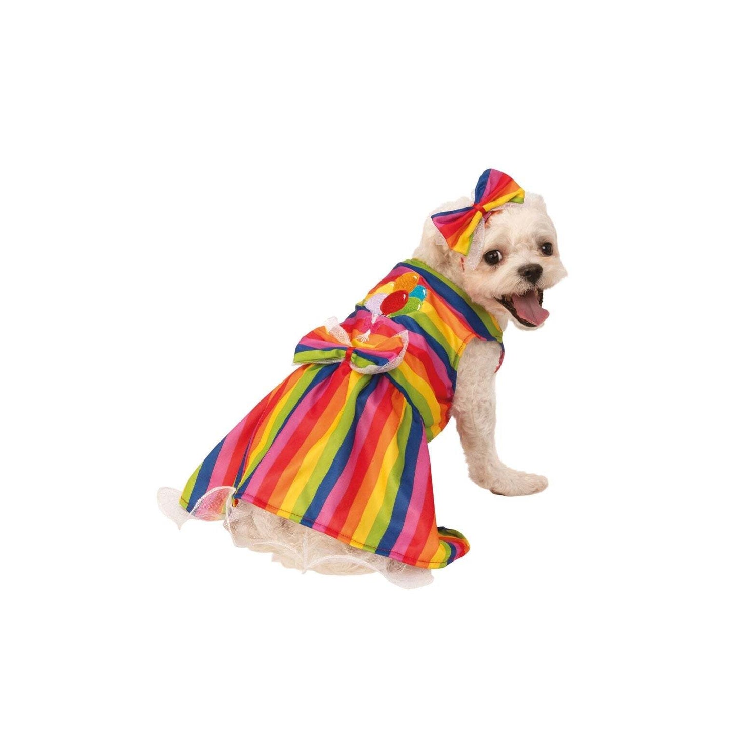 Pet Rainbow Party Dress Costume 1