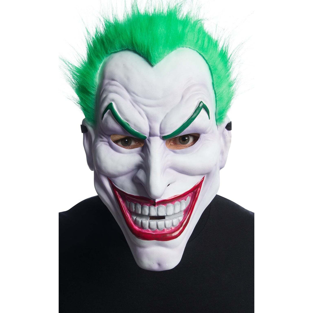 Joker Injection Mold Mask with Green Hair Batman Villan 1