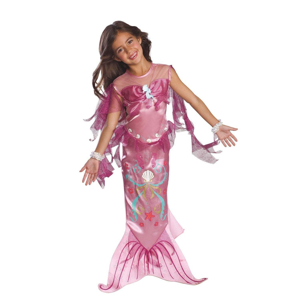 Pink Mermaid Costume for Girls Dress with Tail 1