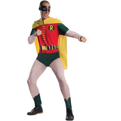 Robin Costume Classic Superhero Batman TV Show 1966 1