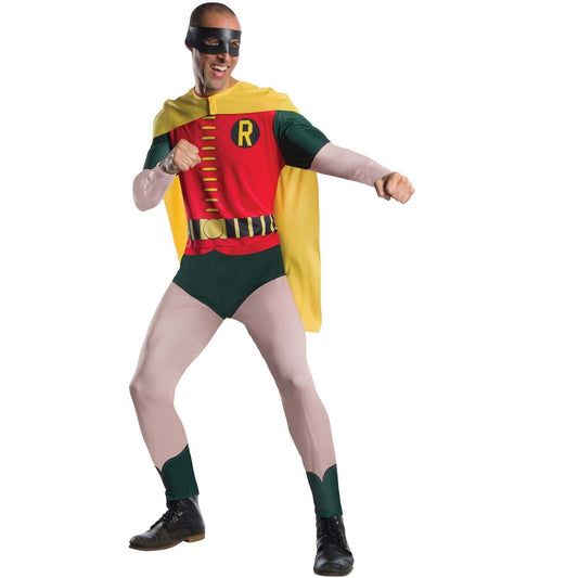 Robin Costume Classic Superhero Batman TV Show 1966 1