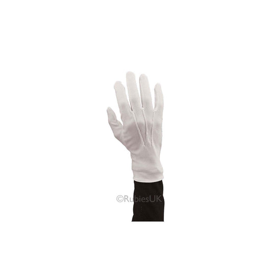White Nylon Gloves 1