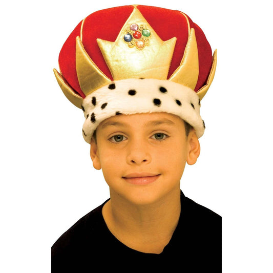 Kings Crown Child Soft Gold Red 1