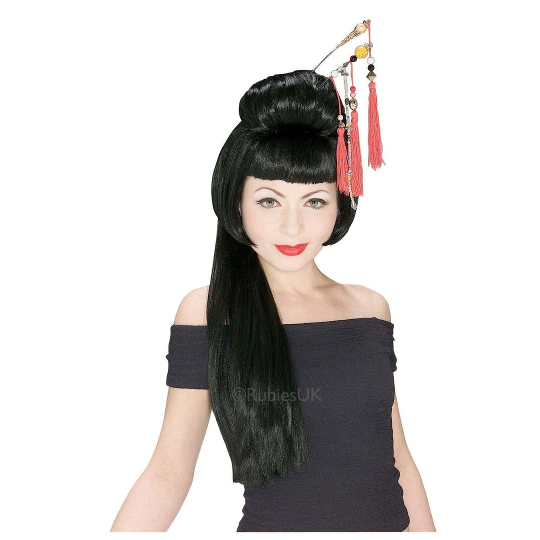 Black Chinese Styled Wig Adult Size China Girl Hair 1