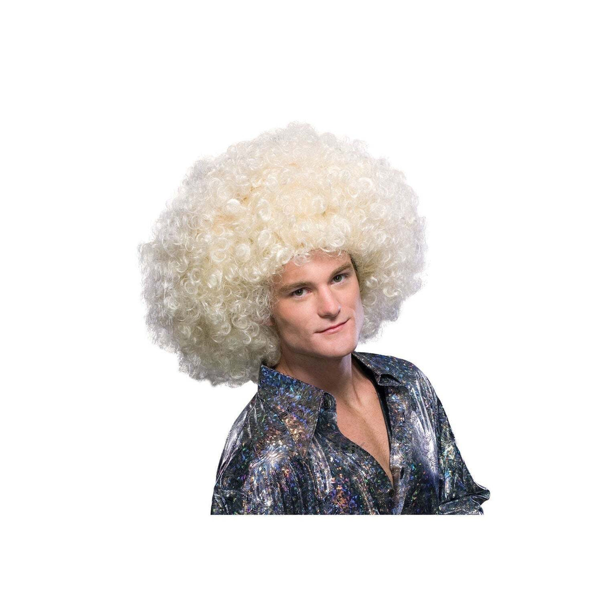 Super Afro Blonde Wig 1
