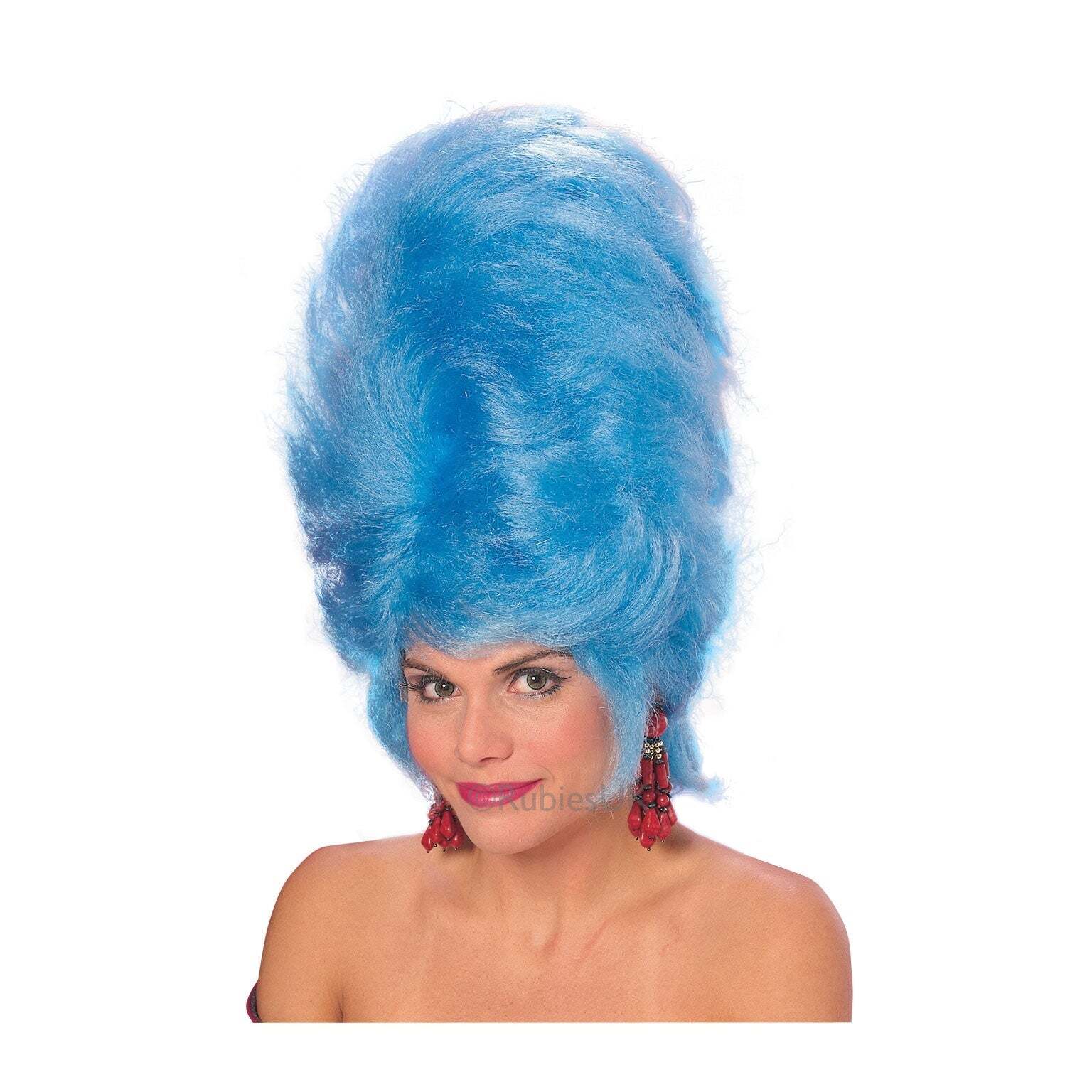 Bee Hive Ladies Wig Blue 1
